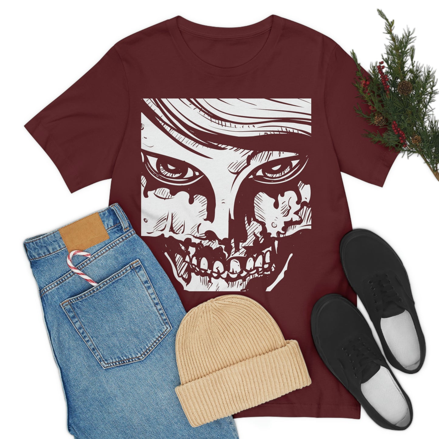 Zombie Girl, Unisex Jersey Short Sleeve Tee
