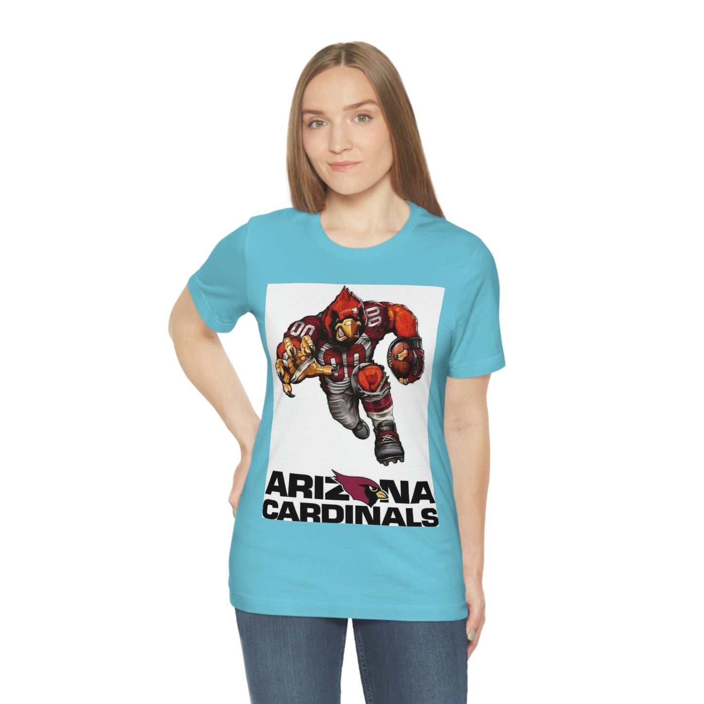 Arizona Football Sports Team Unisex Jersey Short Sleeve Tee