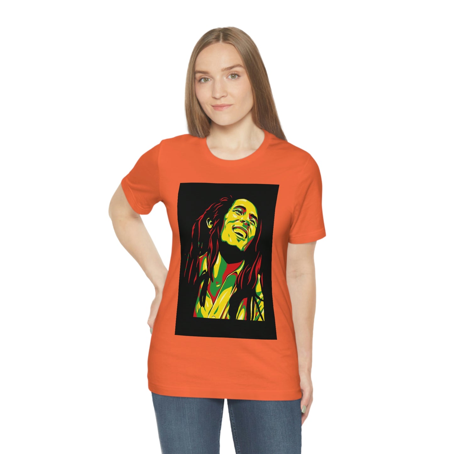 Raggae Music Legend , Unisex Jersey Short Sleeve Tee