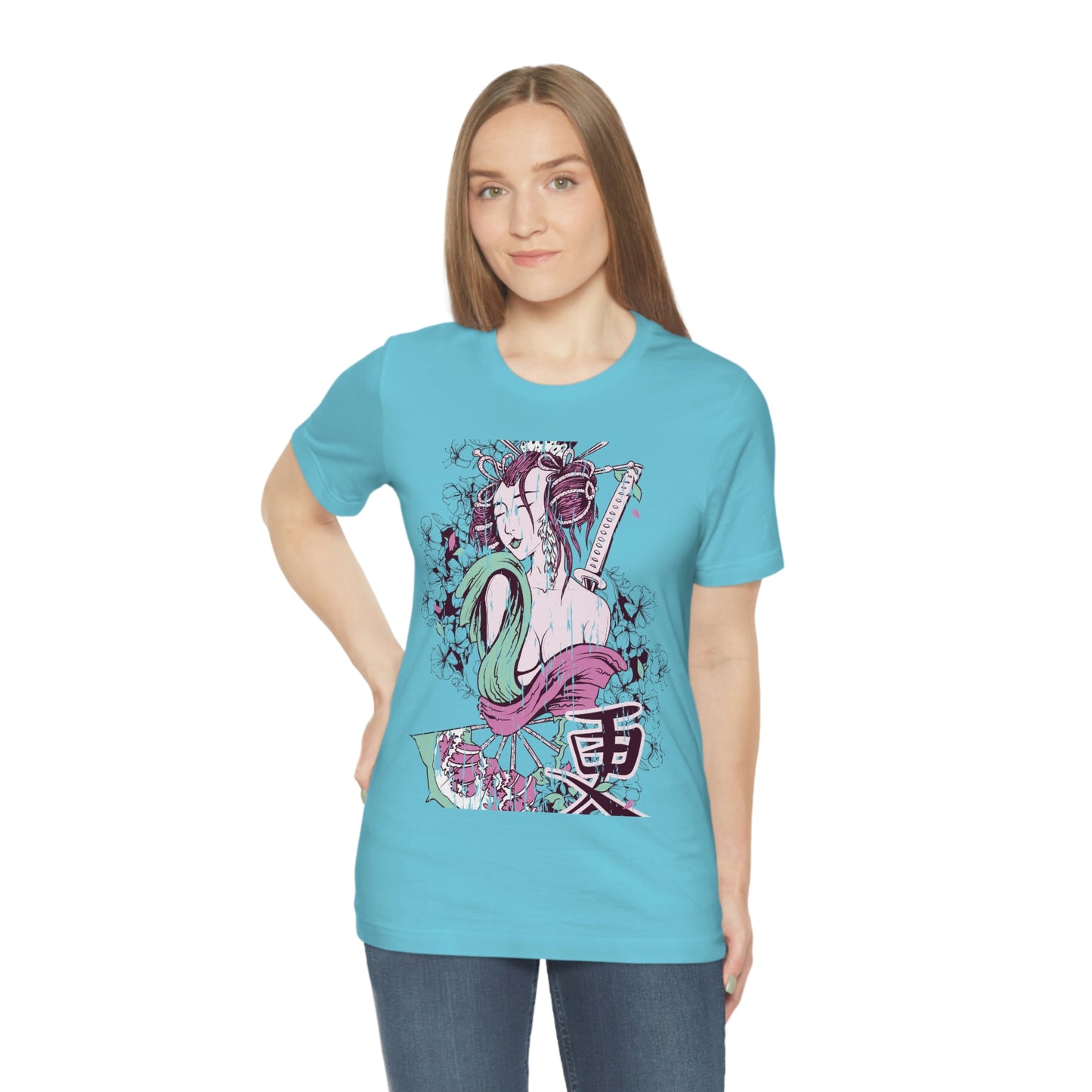 Geisha Girl, Unisex Jersey Short Sleeve Tee