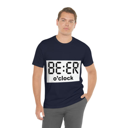 Beer O' Clock, , Unisex Jersey Short Sleeve Tee