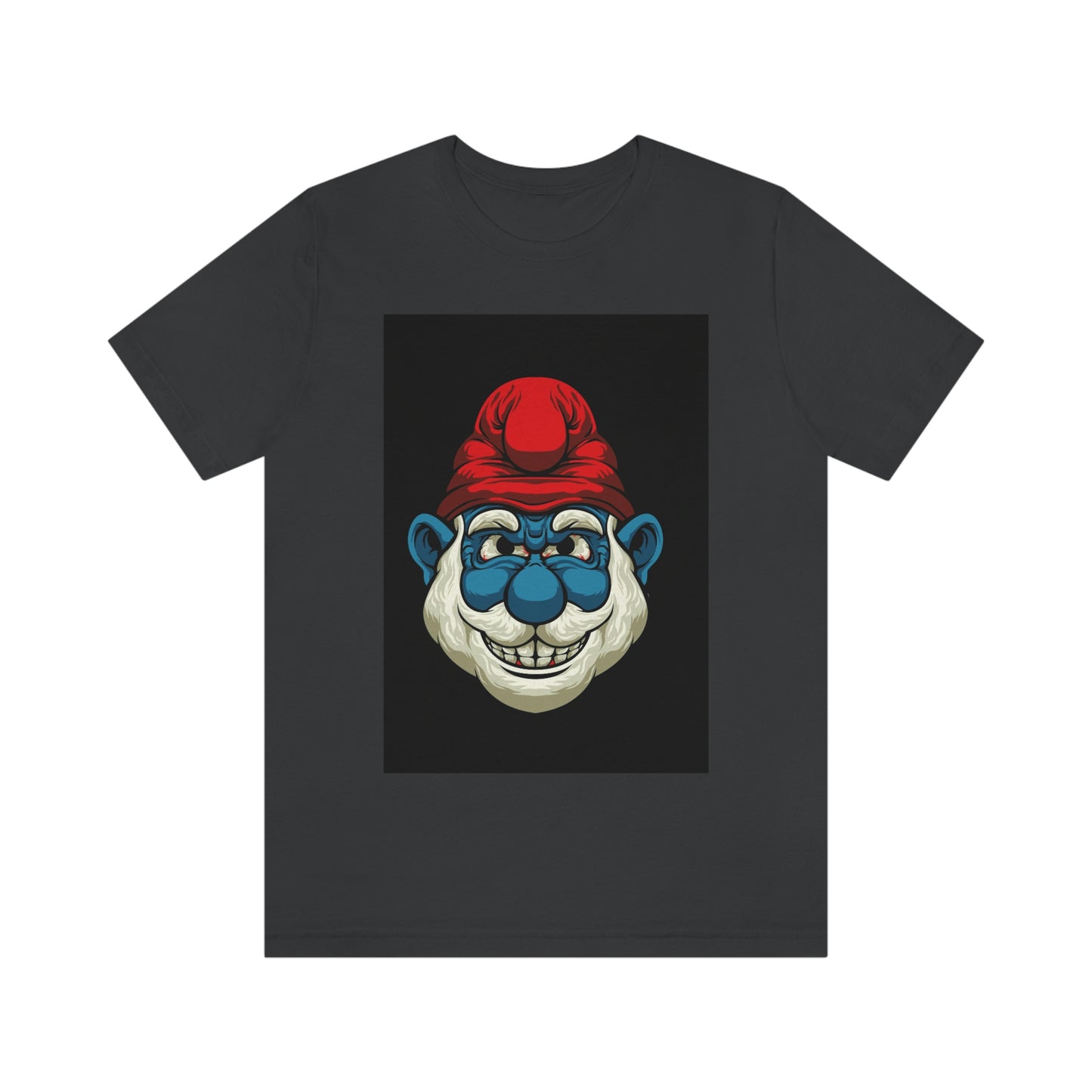 Feisty Smurf, Unisex Jersey Short Sleeve Tee