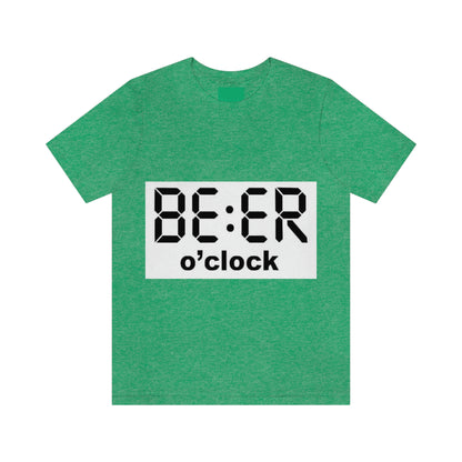 Beer O' Clock, , Unisex Jersey Short Sleeve Tee