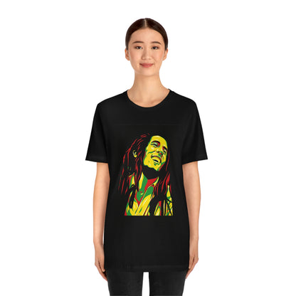 Raggae Music Legend , Unisex Jersey Short Sleeve Tee