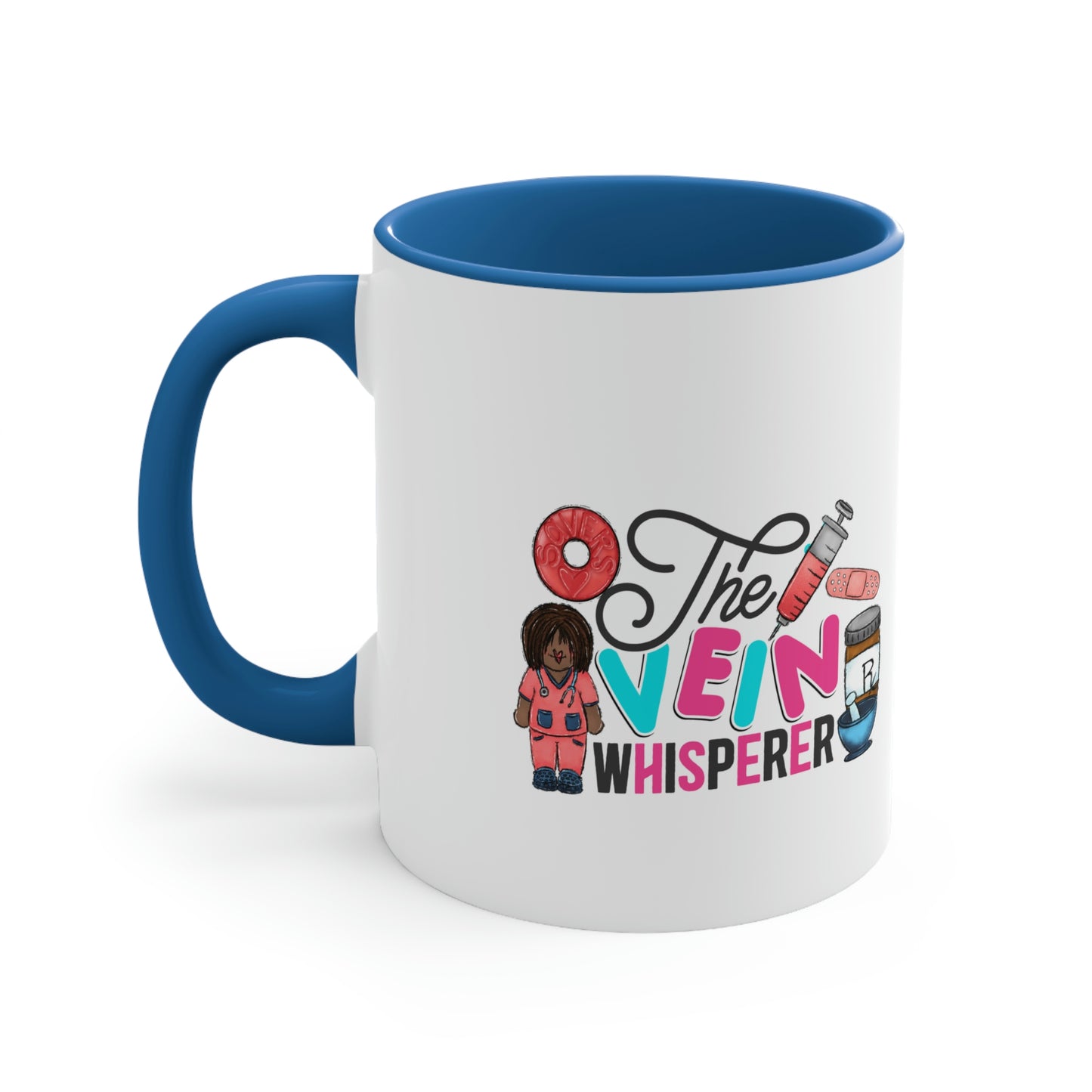 Nurse, Rn, Female, The Vein Whisperer, Coffee Mug, 11oz