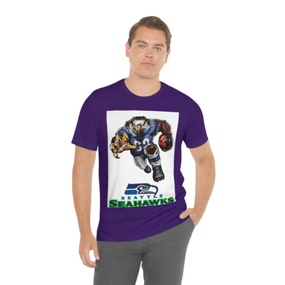 Seattle Football Sports Team Jersey Short Sleeve Tee