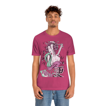 Geisha Girl, Unisex Jersey Short Sleeve Tee