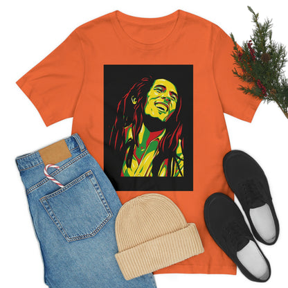 Raggae Music Legend , Unisex Jersey Short Sleeve Tee