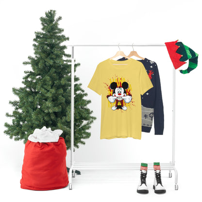 Ha Ha Ha Mickey, Unisex Jersey Short Sleeve Tee