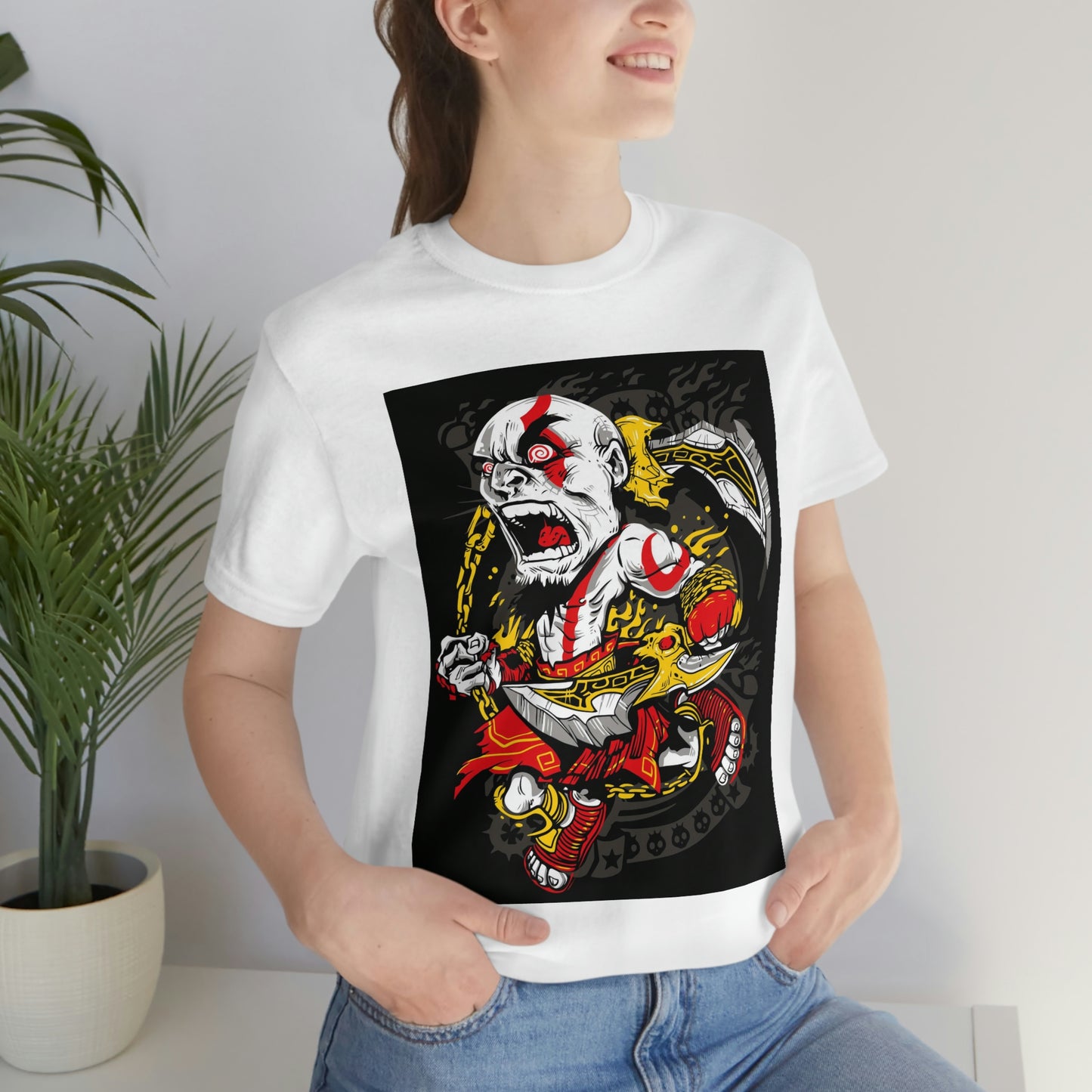 Samurai Warrior, Unisex Jersey Short Sleeve Tee