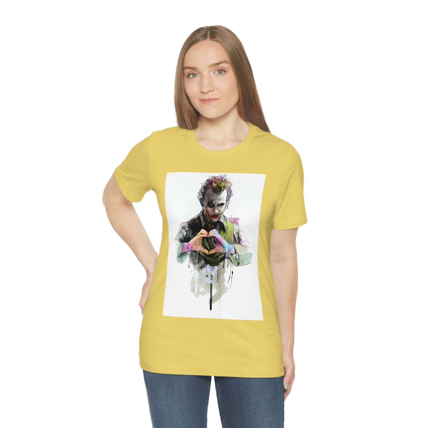 Man Who Stole Our Hearts, Joker Unisex Jersey Short Sleeve Tee