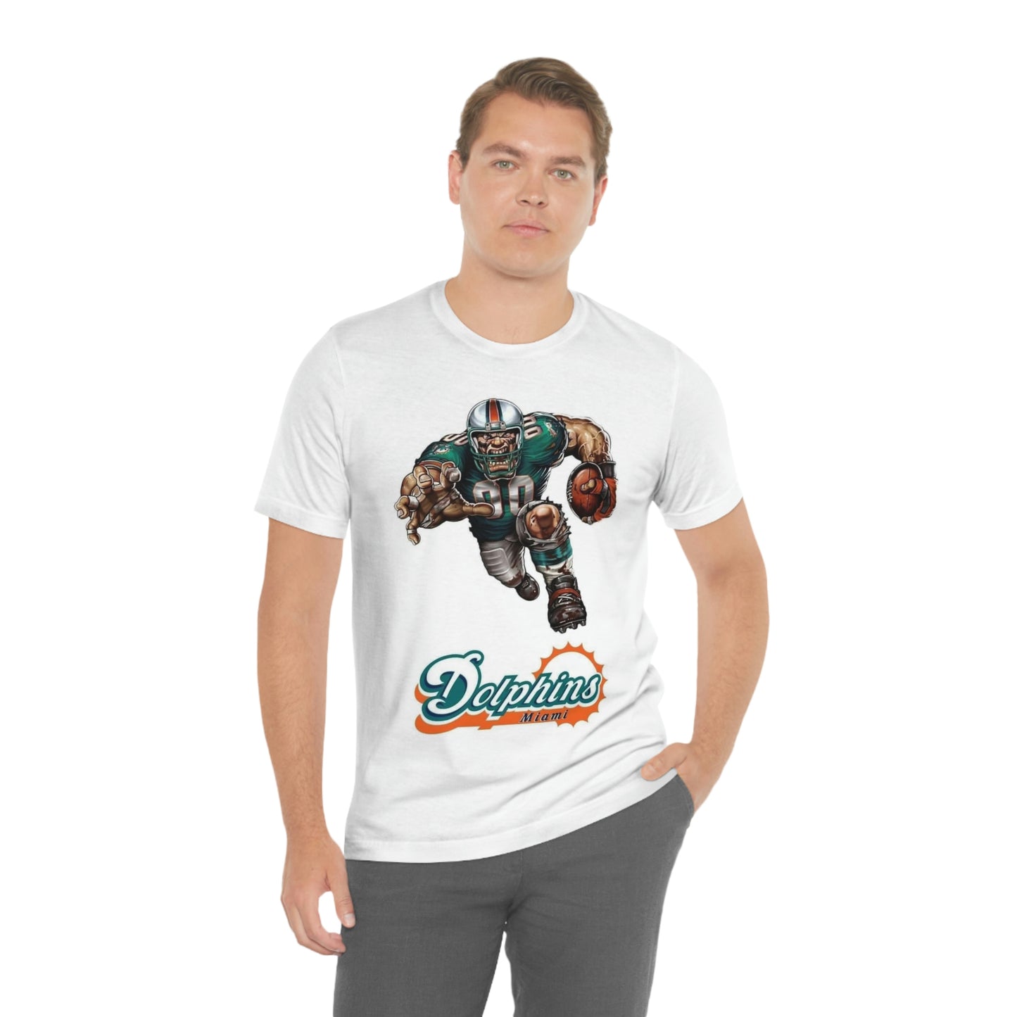 Miami Florida Football Sports Team Unisex Jersey Short Sleeve Tee