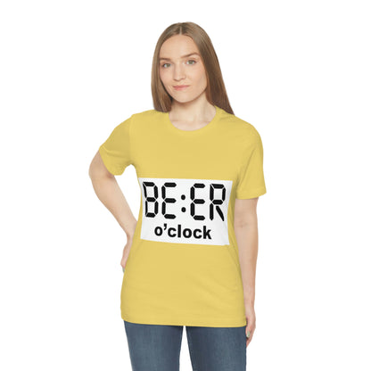 Beer O' Clock, , Unisex Jersey Short Sleeve Tee