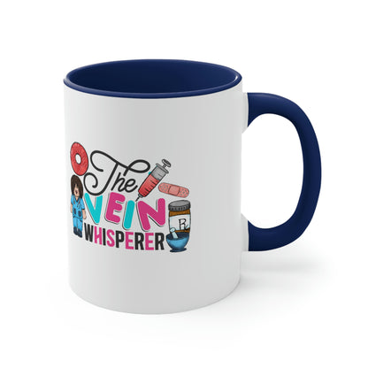 Nurse, Rn, Female 2, The Vein Whisperer, Coffee Mug, 11oz