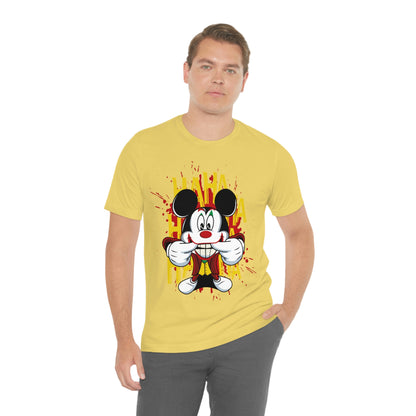 Ha Ha Ha Mickey, Unisex Jersey Short Sleeve Tee