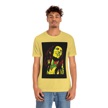 Raggae Music Legend , Unisex Jersey Short Sleeve Tee