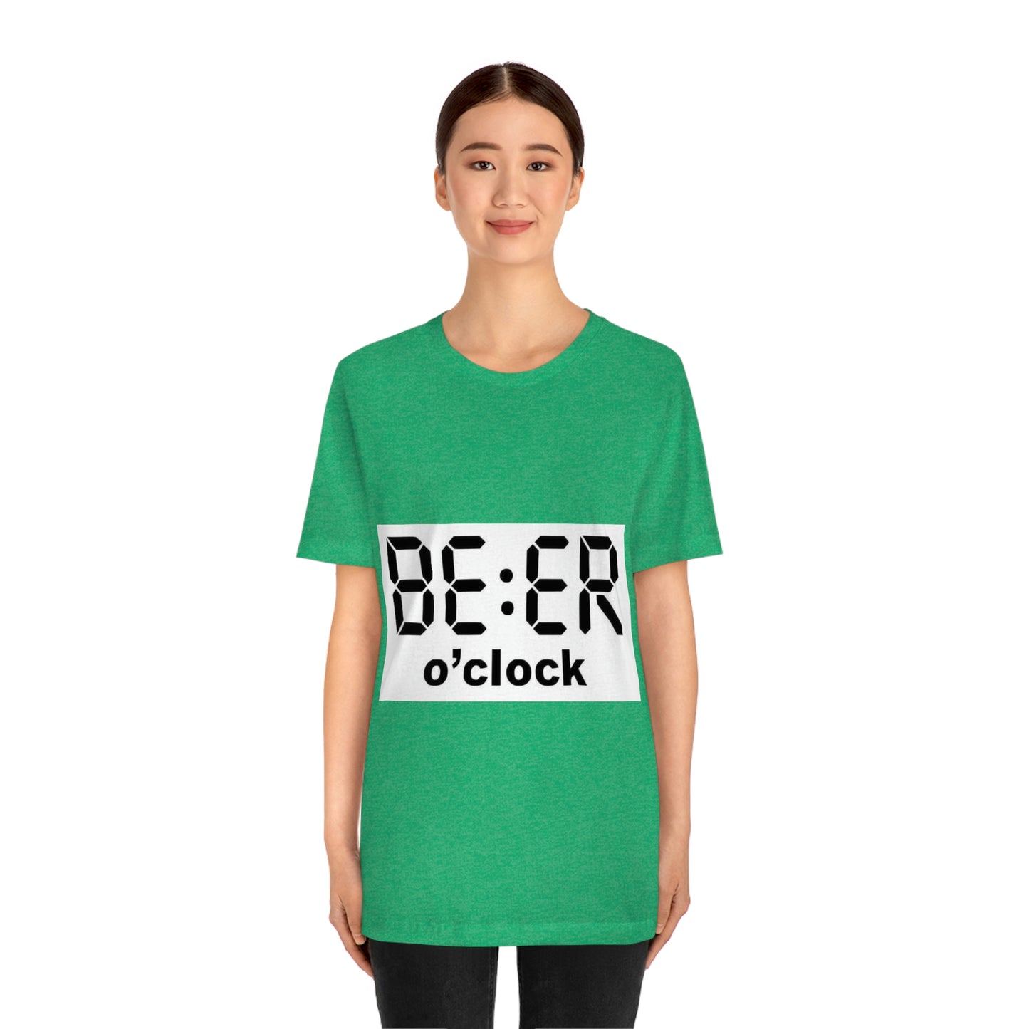 Beer O' Clock, , Unisex Jersey Short Sleeve Tee