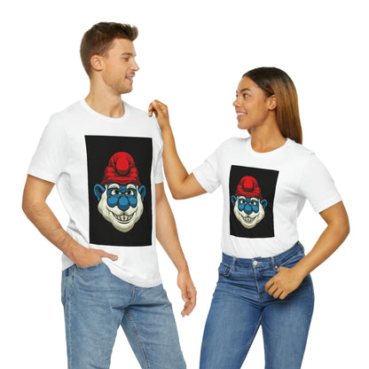 Feisty Smurf, Unisex Jersey Short Sleeve Tee