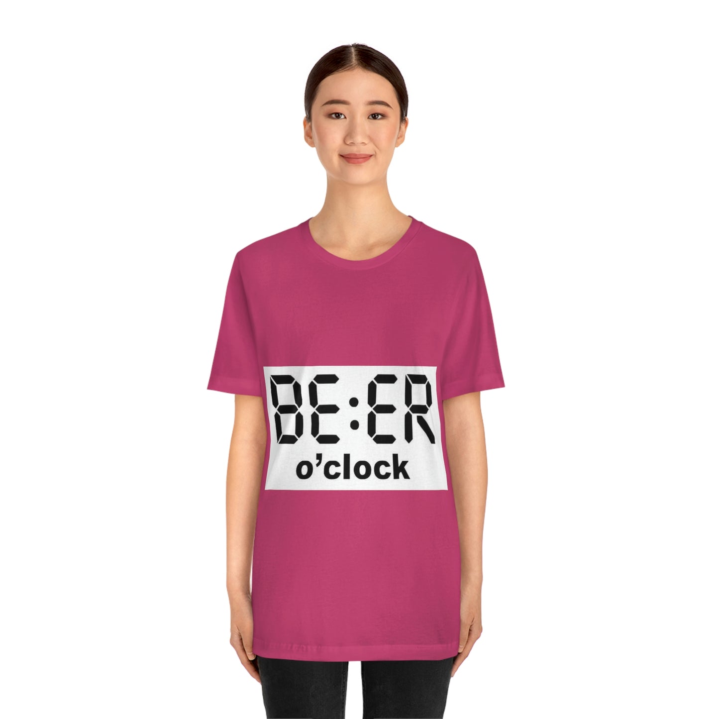 Beer O' Clock, , Unisex Jersey Short Sleeve Tee