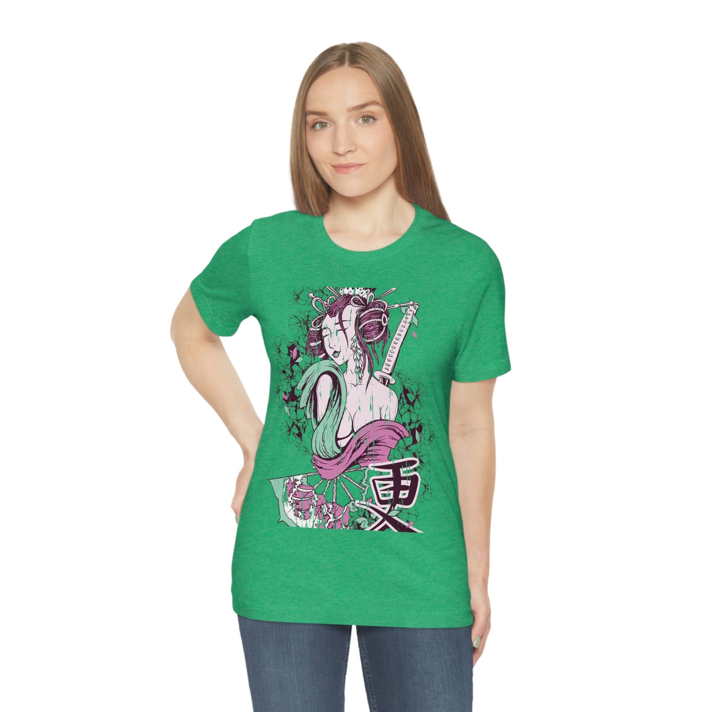 Geisha Girl, Unisex Jersey Short Sleeve Tee