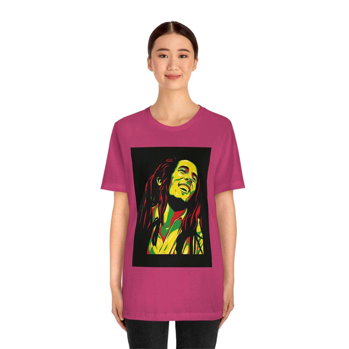 Raggae Music Legend , Unisex Jersey Short Sleeve Tee