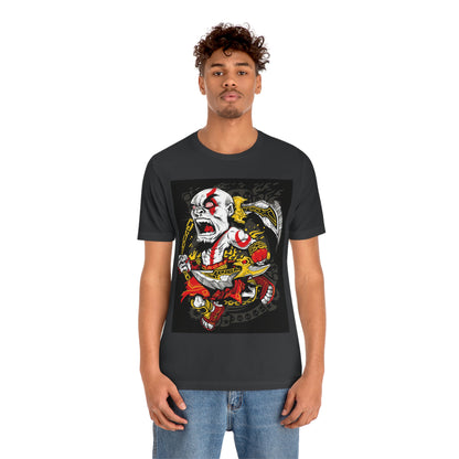 Samurai Warrior, Unisex Jersey Short Sleeve Tee