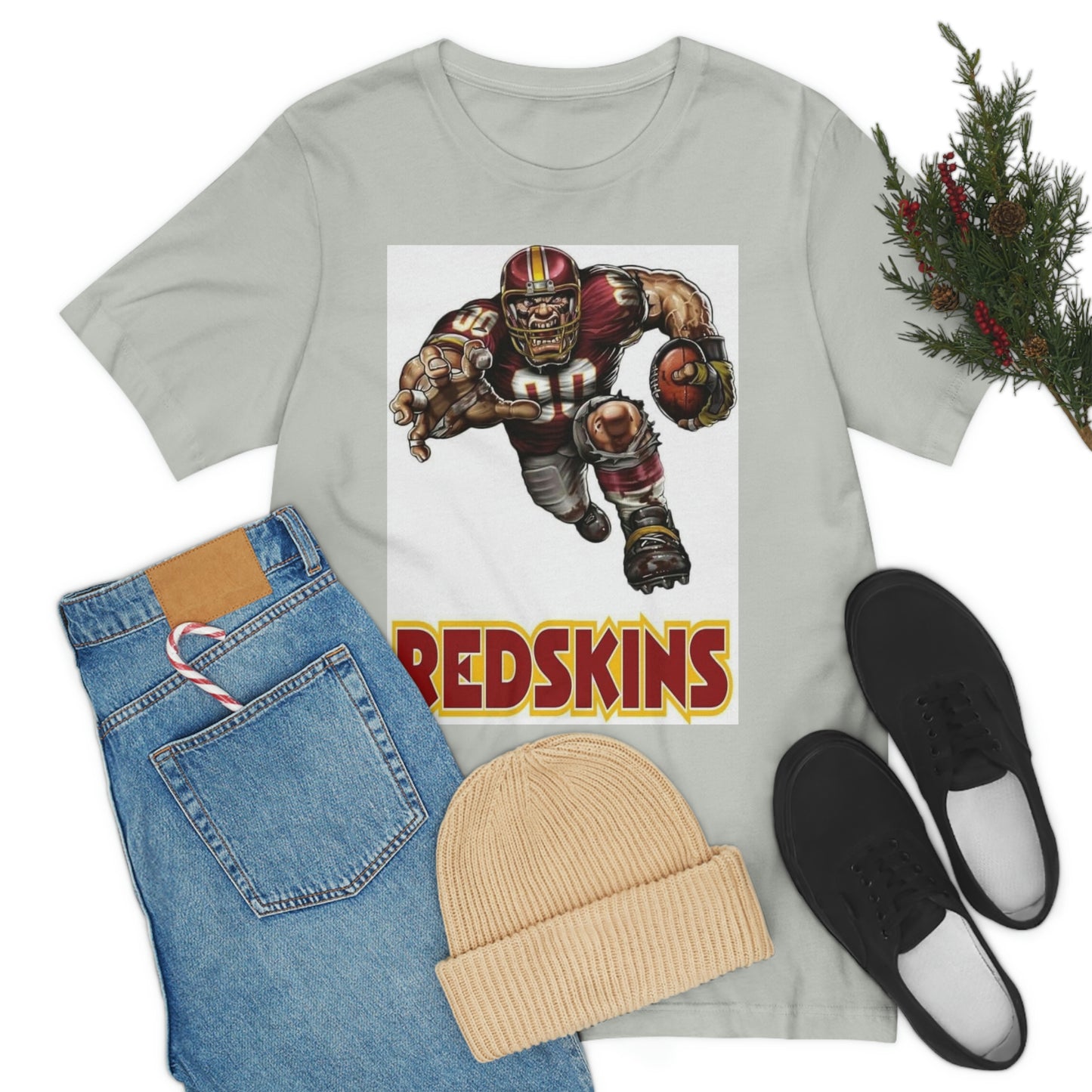 Redskins Football Sports Team Jersey Short Sleeve Tee