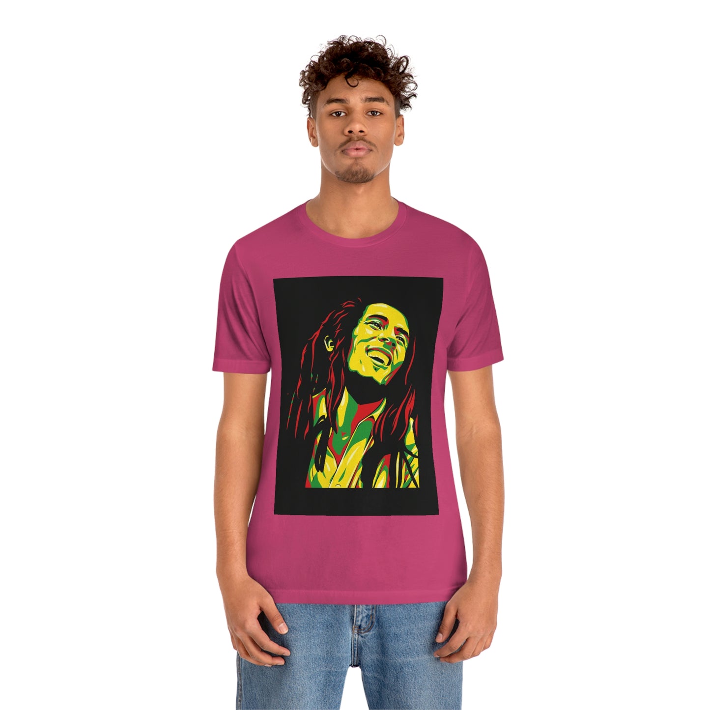 Raggae Music Legend , Unisex Jersey Short Sleeve Tee