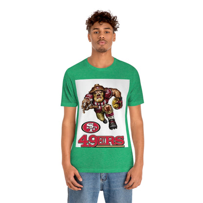 California 49ers Football Sports Team Jersey Short Sleeve Tee