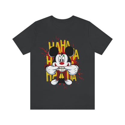 Ha Ha Ha Mickey, Unisex Jersey Short Sleeve Tee