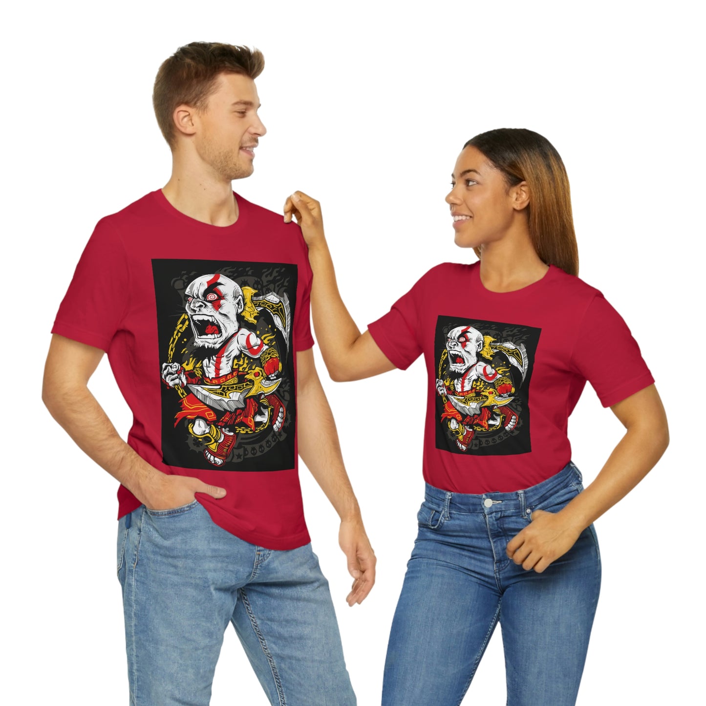 Samurai Warrior, Unisex Jersey Short Sleeve Tee