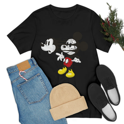 Losing Face Mickey, Unisex Jersey Short Sleeve Tee