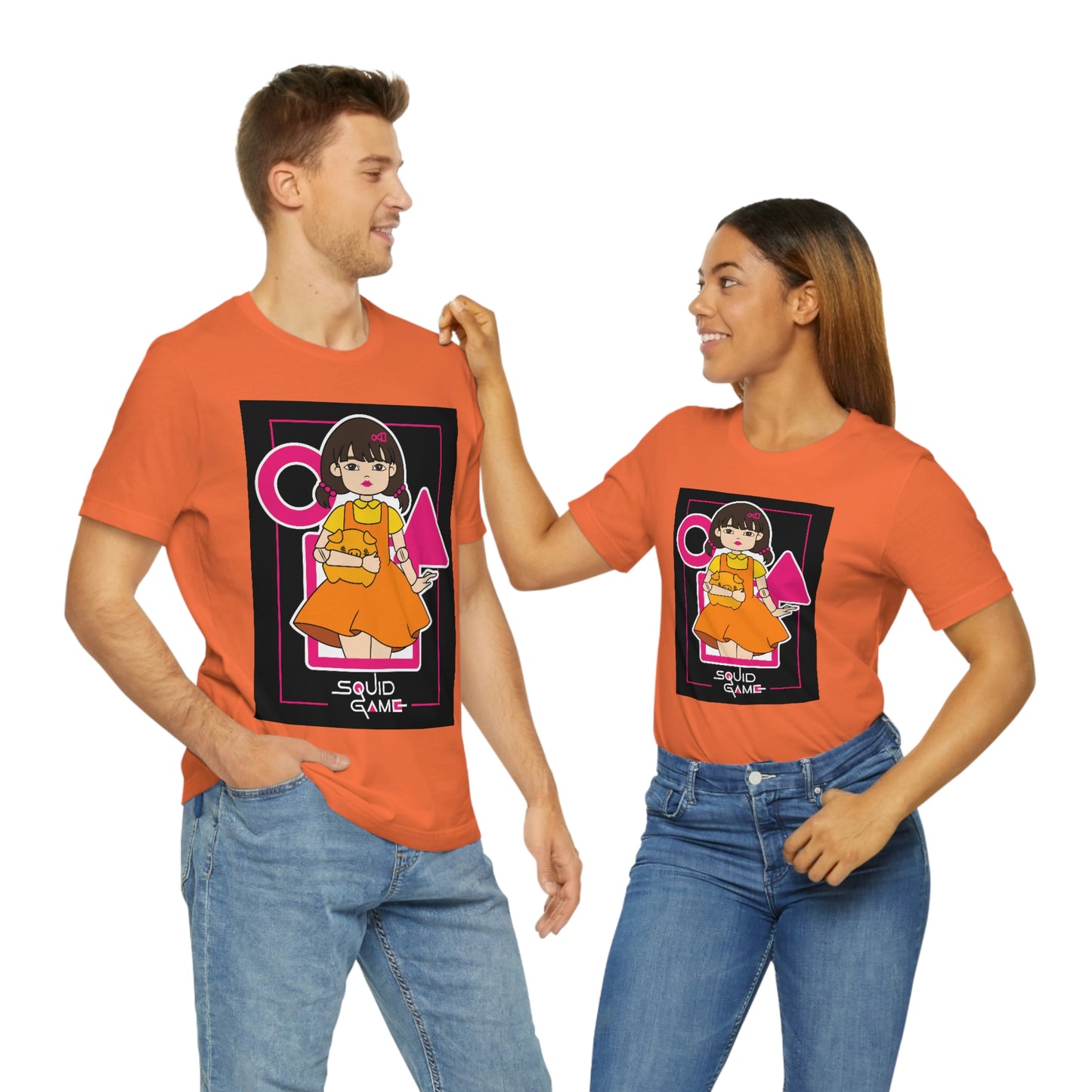 Quid Game Girl, It Cover Unisex Jersey Short Sleeve Tee