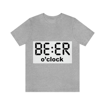 Beer O' Clock, , Unisex Jersey Short Sleeve Tee