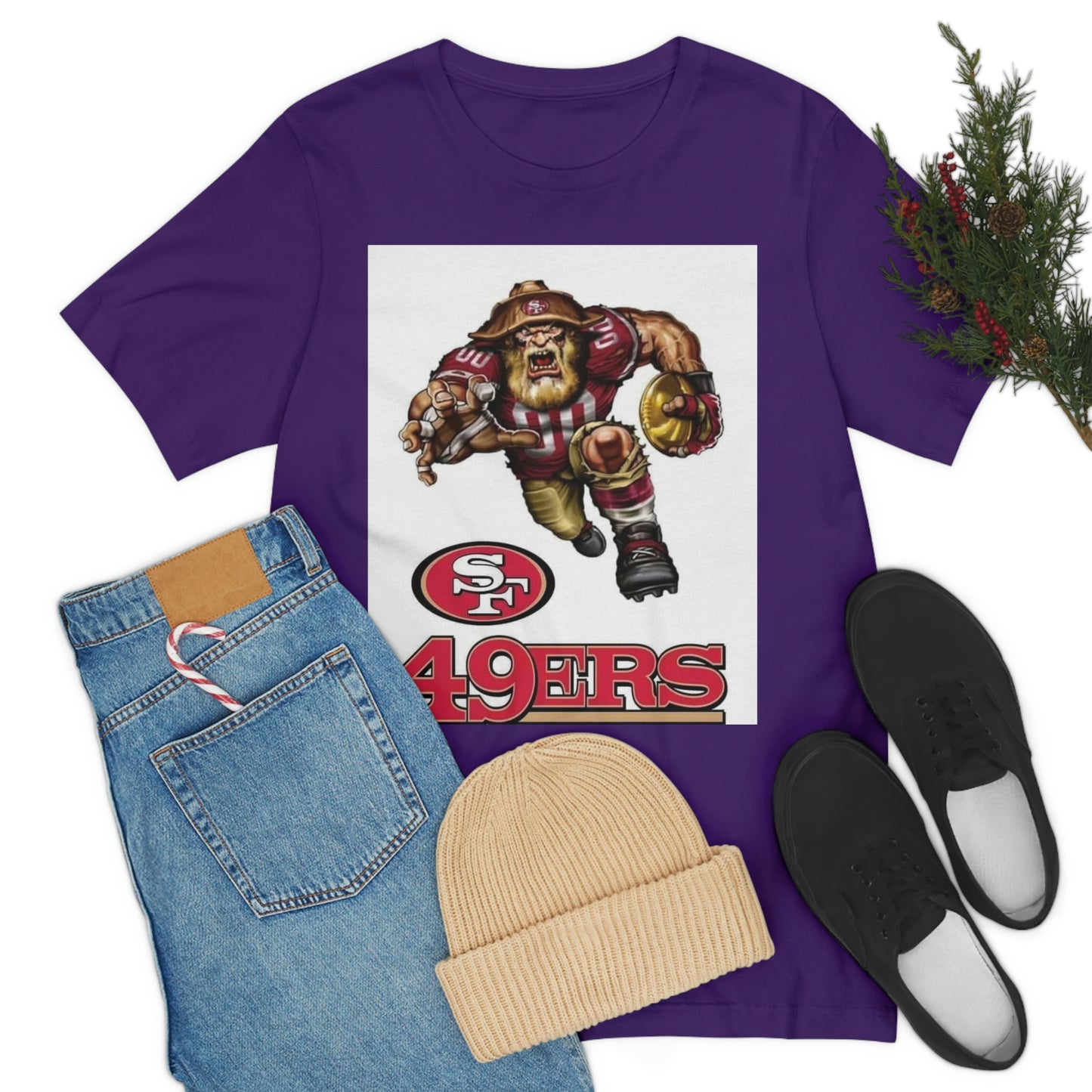 California 49ers Football Sports Team Jersey Short Sleeve Tee