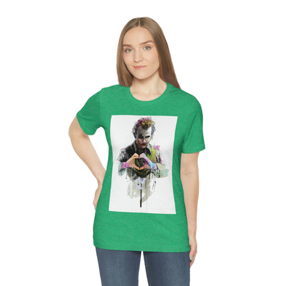 Man Who Stole Our Hearts, Joker Unisex Jersey Short Sleeve Tee