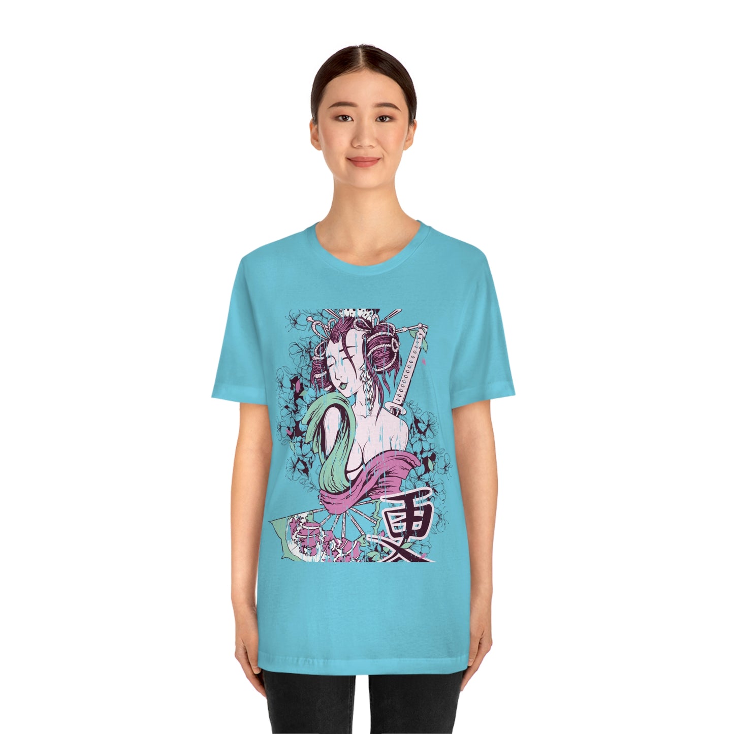 Geisha Girl, Unisex Jersey Short Sleeve Tee