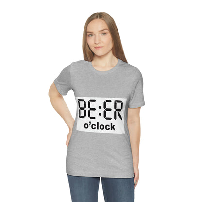 Beer O' Clock, , Unisex Jersey Short Sleeve Tee