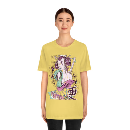 Geisha Girl, Unisex Jersey Short Sleeve Tee