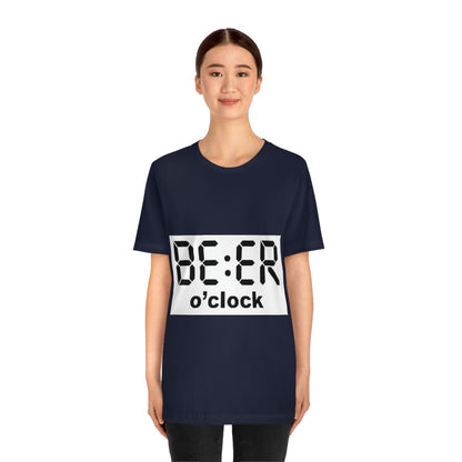 Beer O' Clock, , Unisex Jersey Short Sleeve Tee