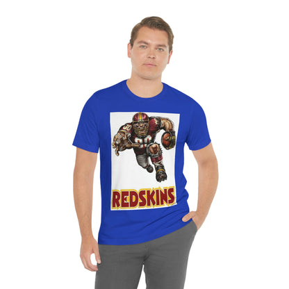 Redskins Football Sports Team Jersey Short Sleeve Tee