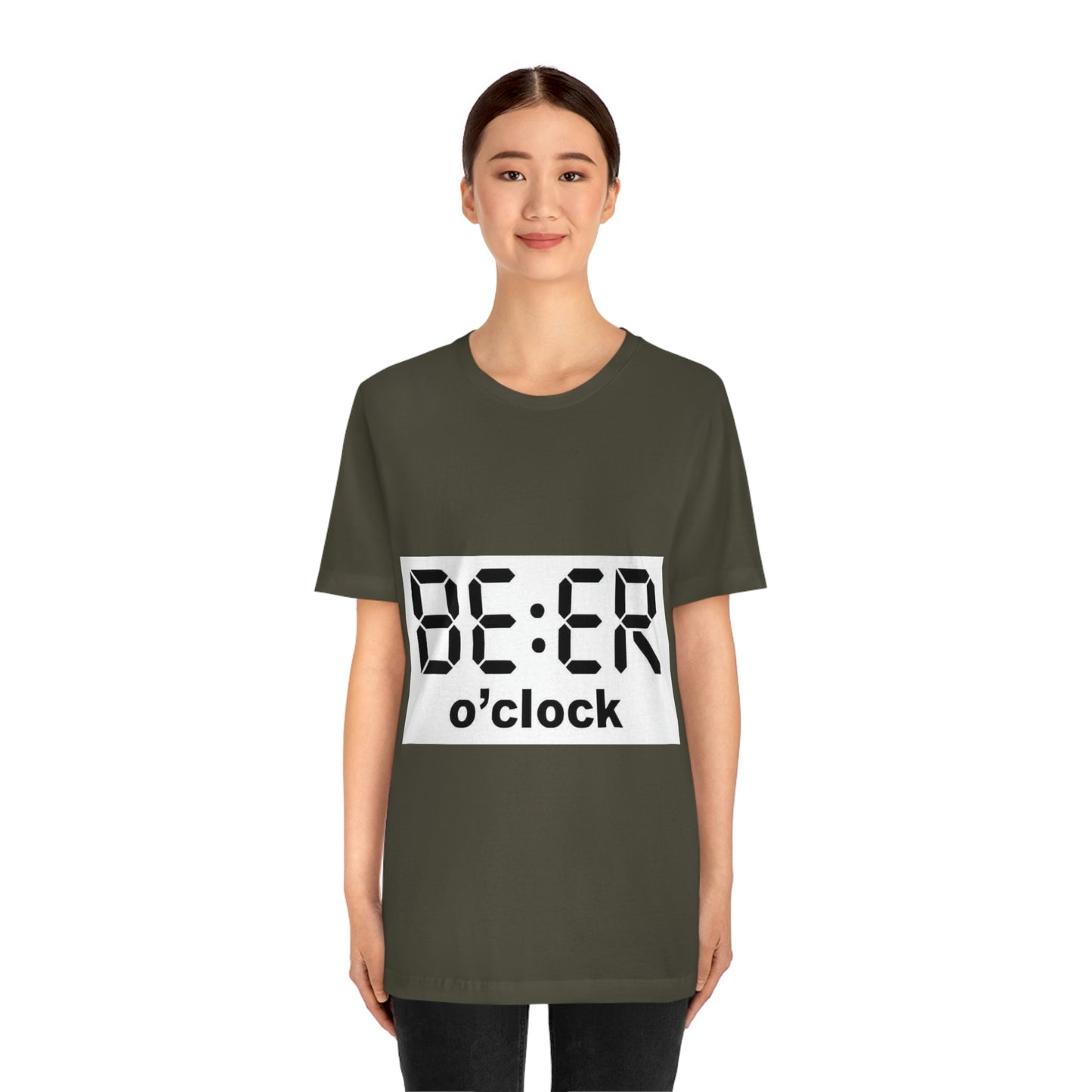 Beer O' Clock, , Unisex Jersey Short Sleeve Tee