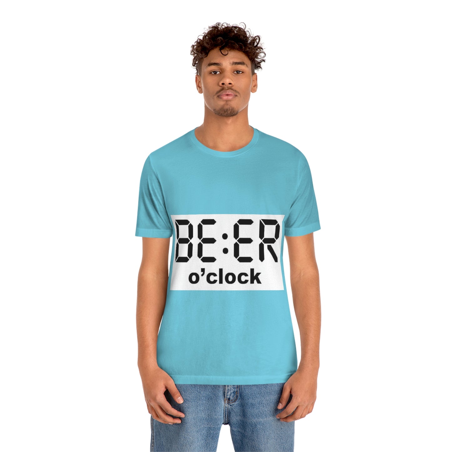 Beer O' Clock, , Unisex Jersey Short Sleeve Tee