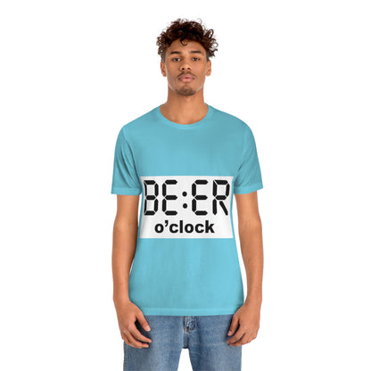 Beer O' Clock, , Unisex Jersey Short Sleeve Tee