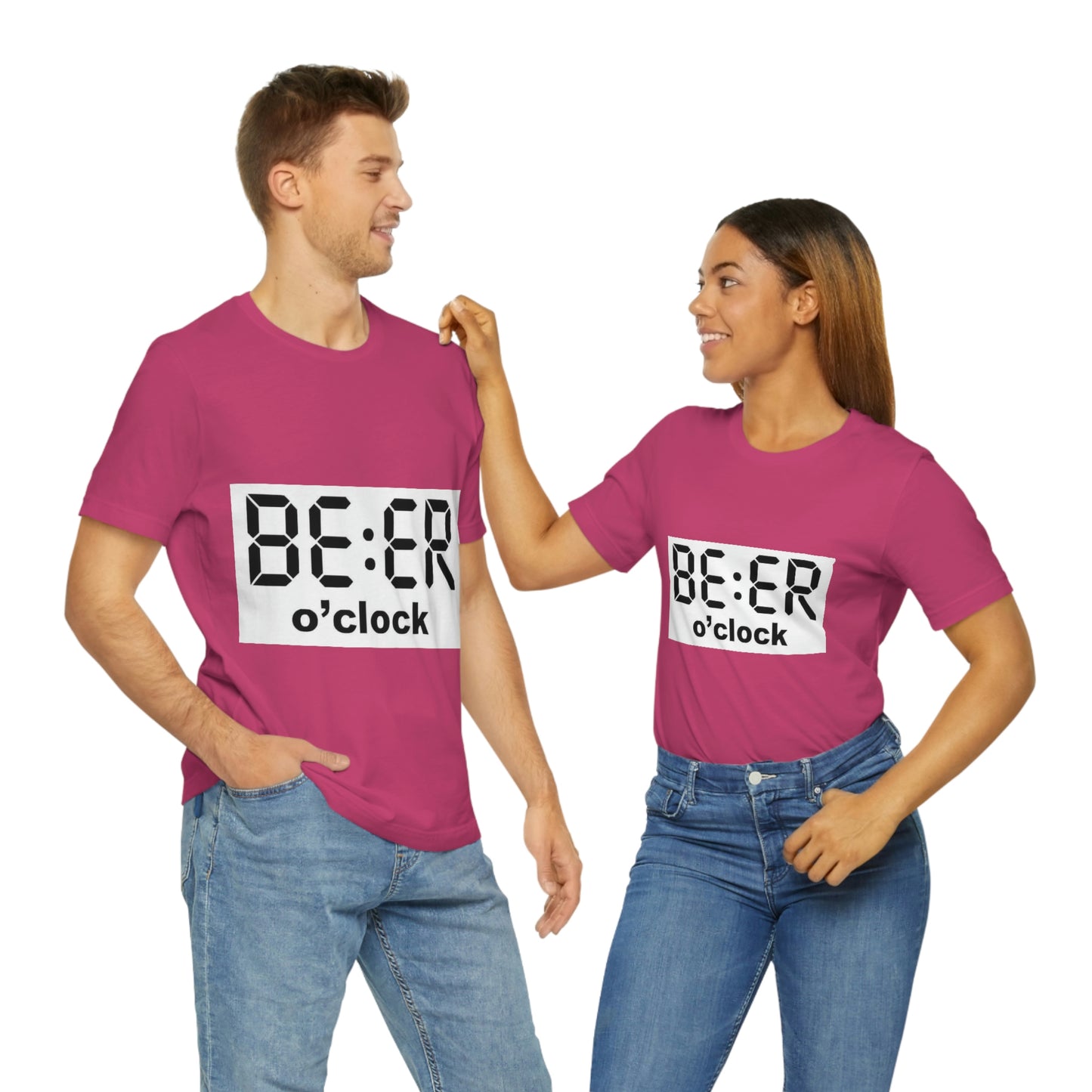 Beer O' Clock, , Unisex Jersey Short Sleeve Tee