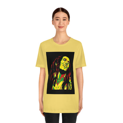 Raggae Music Legend , Unisex Jersey Short Sleeve Tee