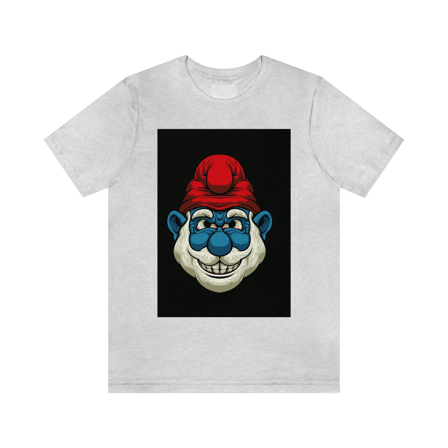 Feisty Smurf, Unisex Jersey Short Sleeve Tee