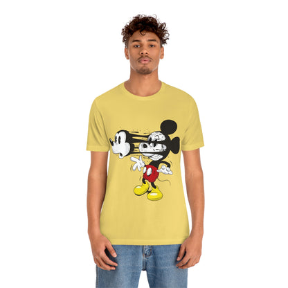 Losing Face Mickey, Unisex Jersey Short Sleeve Tee