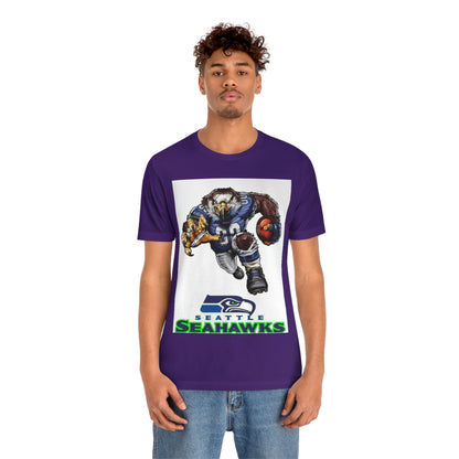 Seattle Football Sports Team Jersey Short Sleeve Tee