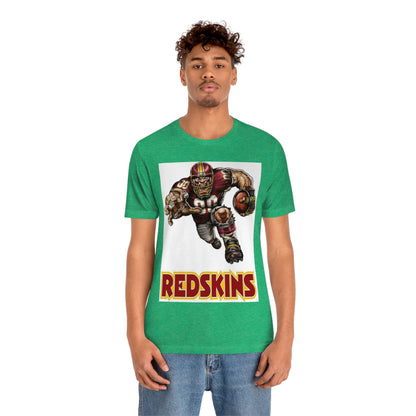 Redskins Football Sports Team Jersey Short Sleeve Tee